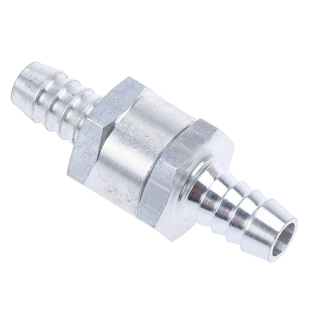 Aluminium Vehicle Fuel Non Return Check Valve Single-track Petrol Diesel