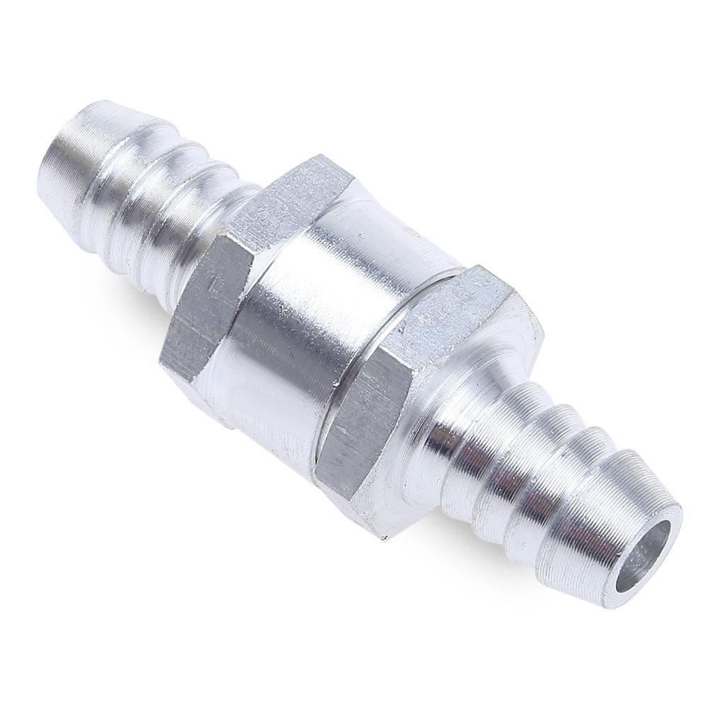 Aluminium Vehicle Fuel Non Return Check Valve Single-track Petrol Diesel