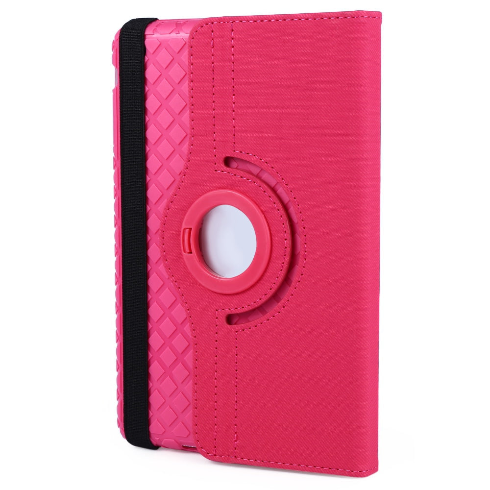 360 Degrees Rotating Stand PU Leather TPU Back Cover Case Protective Flip Folio Detachable Soft ...
