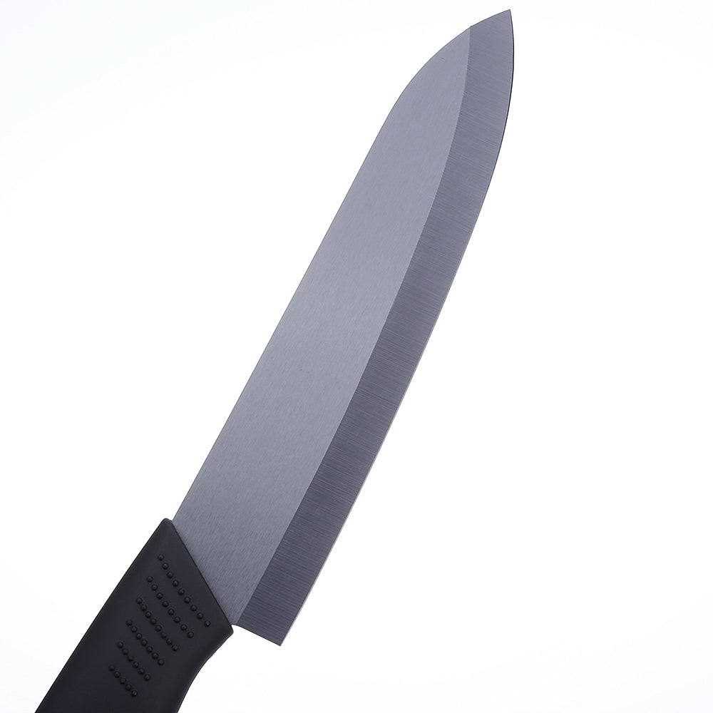 5 in 1 Kitchen Fruit Vegetable Paring Tool Set Black Blade Nonslip Handle Ceramic Knives with Pe...