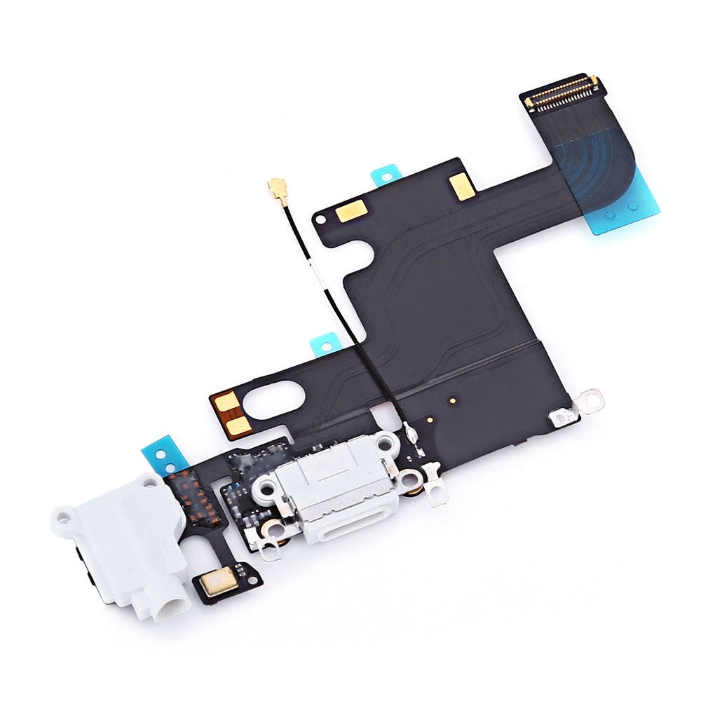 5Pcs Headphone Audio Charging Data USB Port Flex Cable Repair Parts for iPhone 6