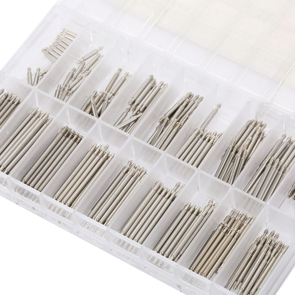 360pcs 8-25mm Watch Band Spring Bars Strap Link Pins Remover Repair Tools