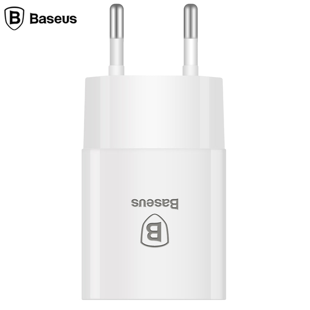 Baseus Powerful Charger 2.1A Output Single USB Connector AC / DC Adapter