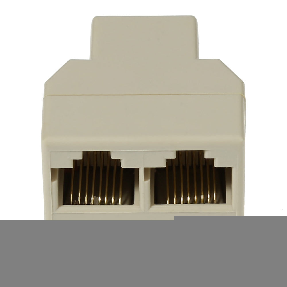 3pcs / Pack RJ45 CAT5 Ethernet Cable LAN Port 1 to 2 Socket Splitter Connector