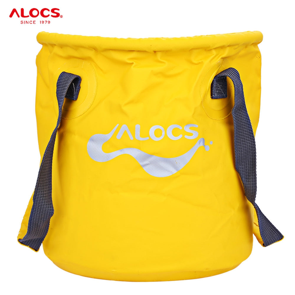 ALOCS AC - Z02 Outdoor Portable Folding Bucket Water Storage Holder for Fishing Camping - 11L