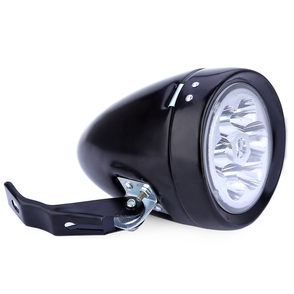 6 LEDs Vintage Bike Headlight Waterproof Retro Bicycle Accessory