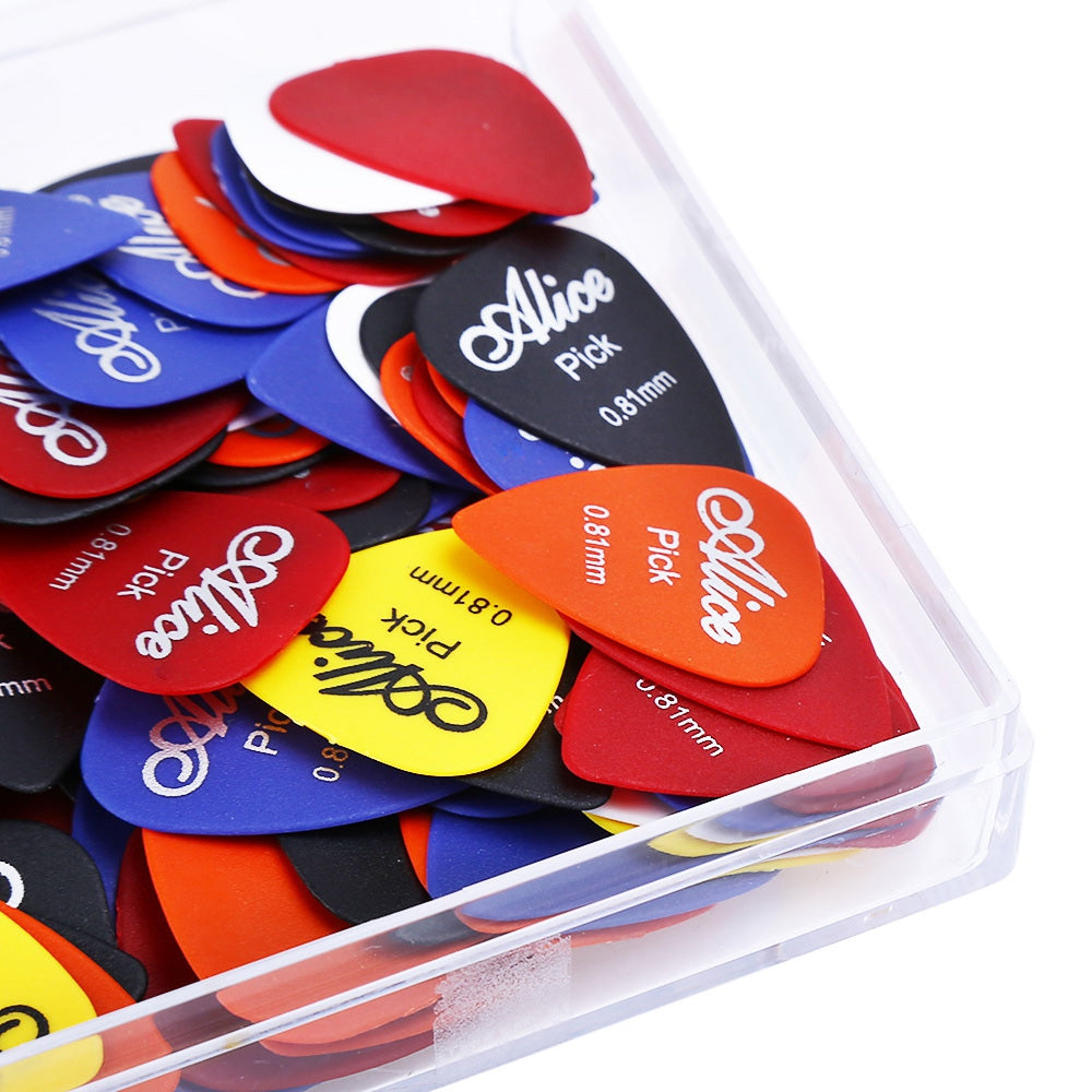 Alice ABS Pick Guitar Instrument Acessory 100Pcs / Set Christmas Present