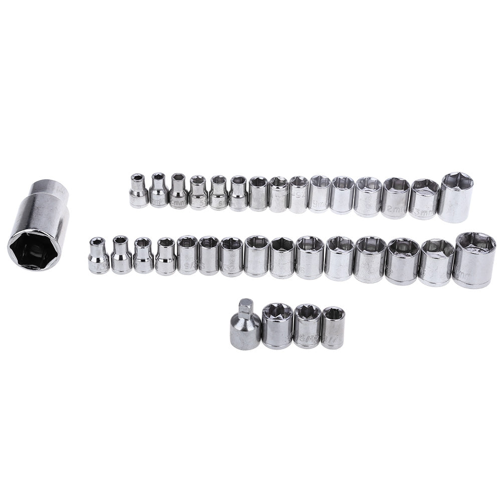 40pcs Automobile Motorcycle Repair Tool Case Precision Socket Wrench Sleeve Screwdriver Hardware...