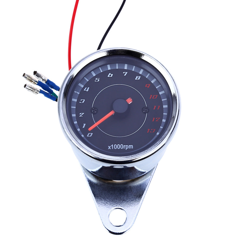 B714B716 Z Universal Odometer Speedometer Tachometer 13000Rpm Dual Color Backlights Gauge Meter ...
