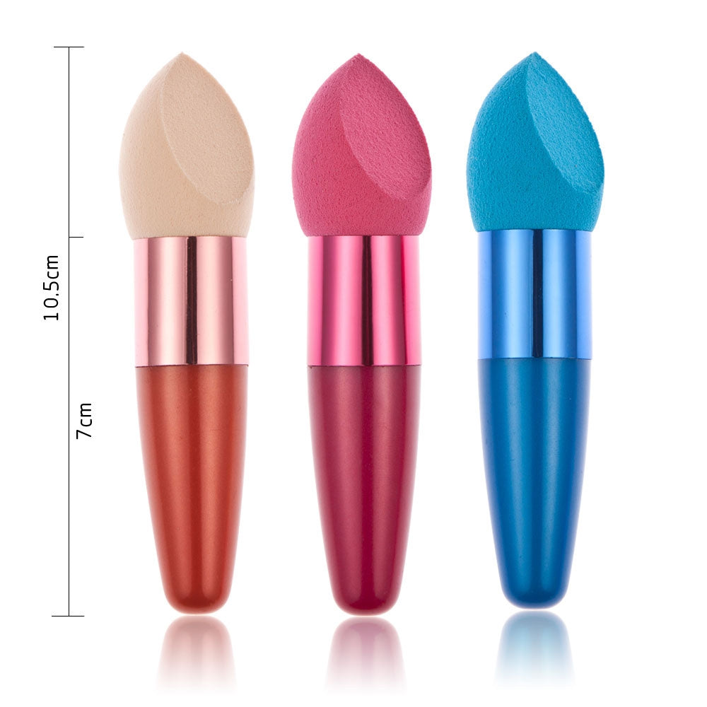 3pcs Cosmetic Liquid Cream Foundation Concealer Mushroom Head Sponge Brushes