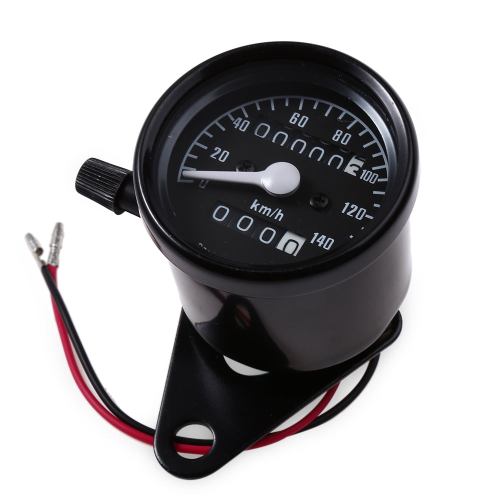 B732 Universal Dual Odometer Speedometer Gauge Speed Meter Night Light LED Backlight Motorcycle ...