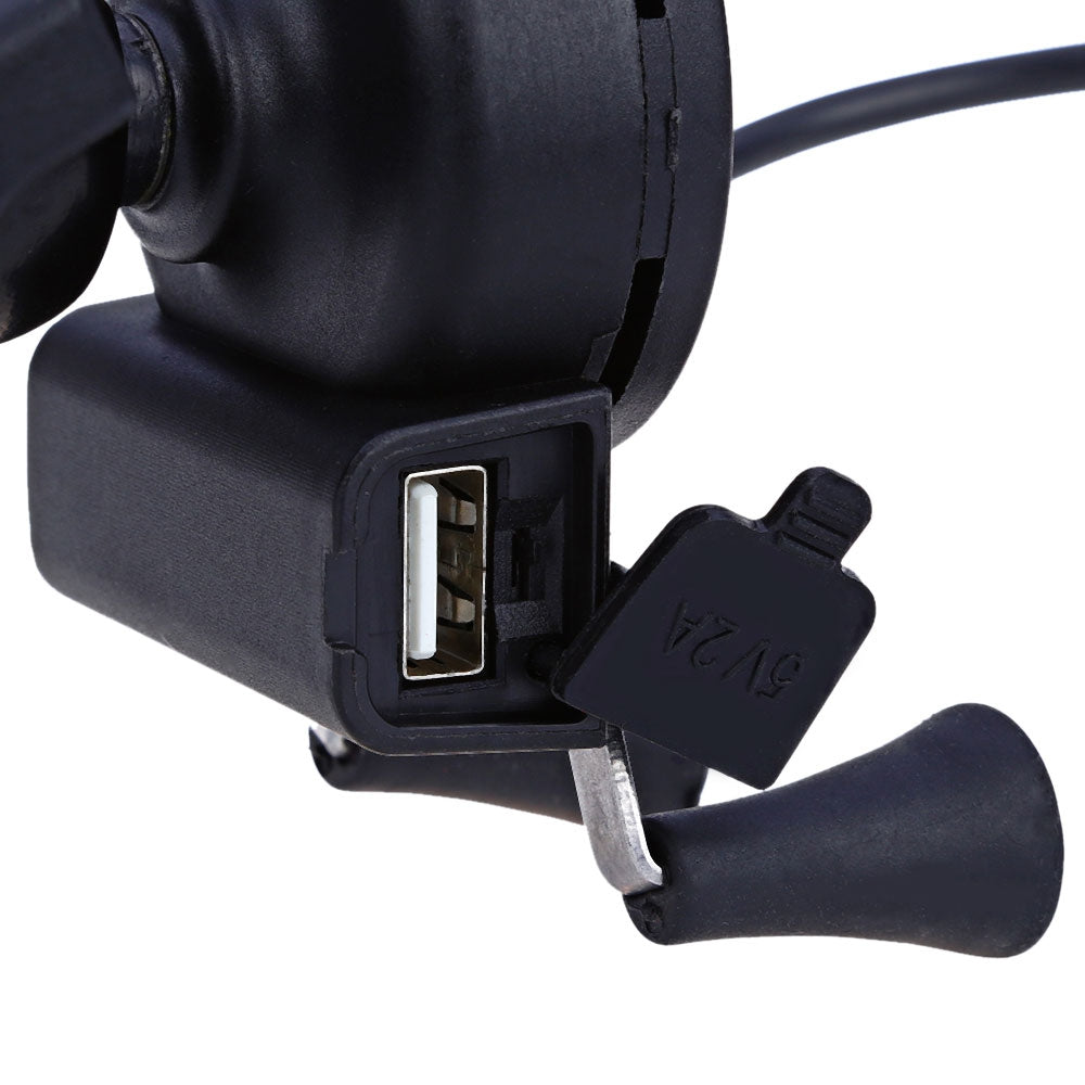 CS - 328 X Type Motorcycle Phone Holder USB Socket Power Outlet Charger
