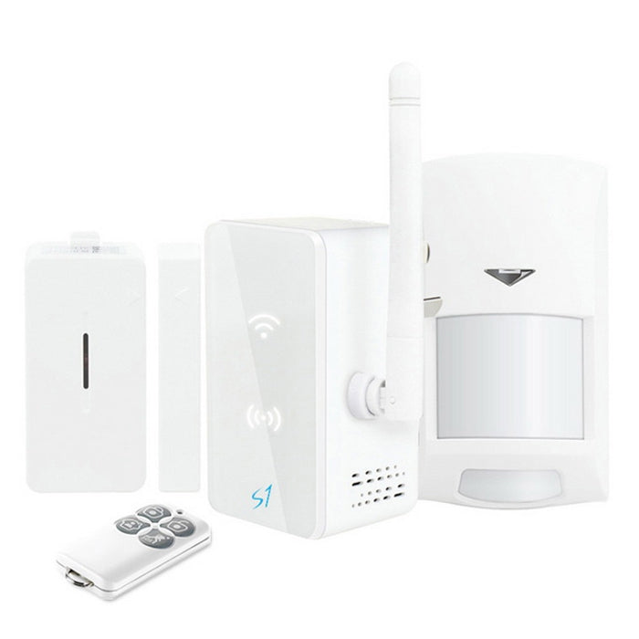 Broadlink S1 Smart Home Alarm Security Suit ( S1 Host / IR Motion Sensor / Windows Door Sensor /...