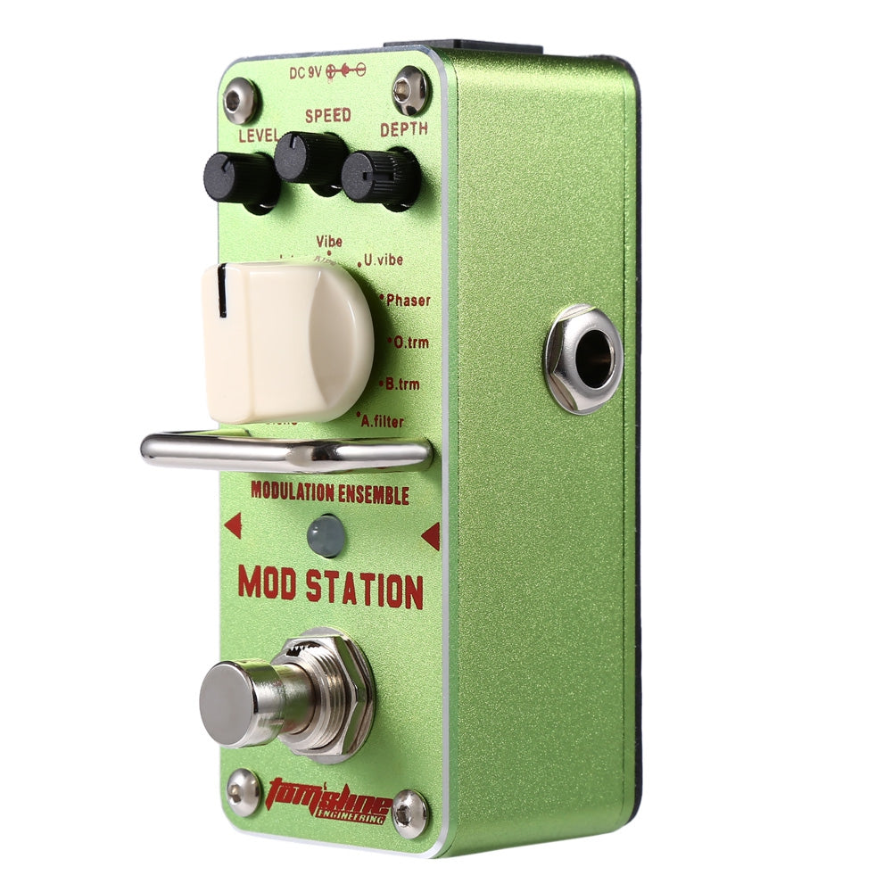 AROMA AMS - 3 Mod Station Classic Modulation Ensemble True Bypass Electric Guitar Effect Pedal