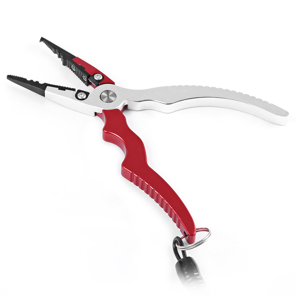 Aluminum Alloy Arc-shaped Hand Shank Line Cutter Hook Remove Fishing Pliers