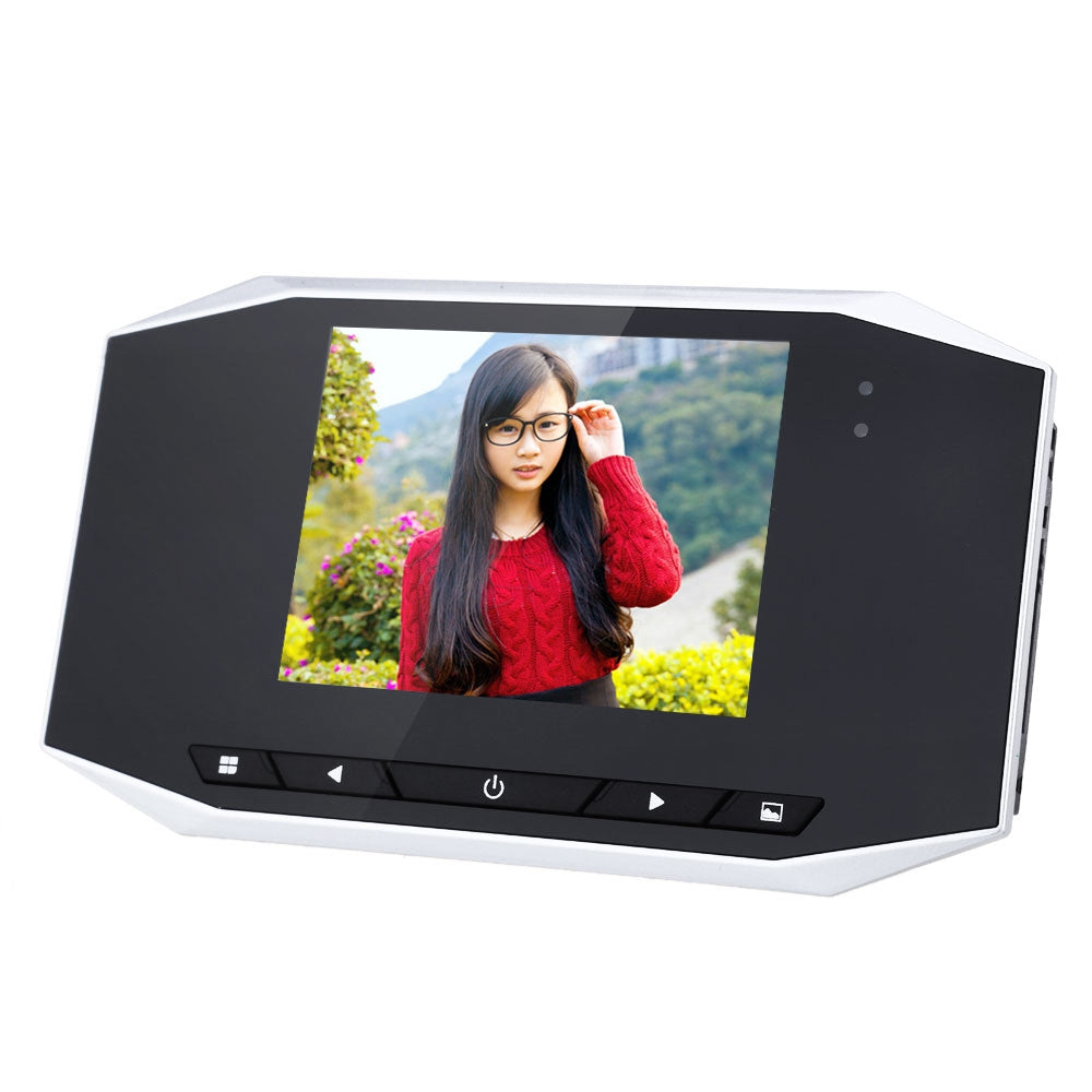 519 3.5 Inch High Definition Digital Peephole Viewer Door Bell with  Motion Detection