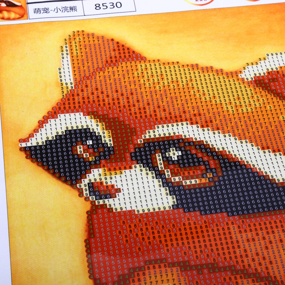 12 x 22 Inches 5D Rhinestone DIY Needlework Craft Animal Pattern Cross Stitch