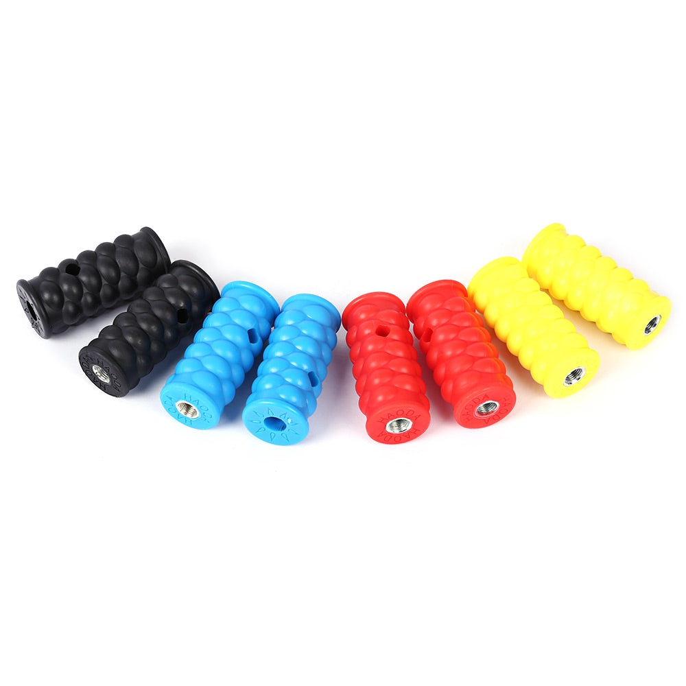 2pcs Bicycle Cycling Mountain Bike Plastic Wheel Pedals Foot Pegs