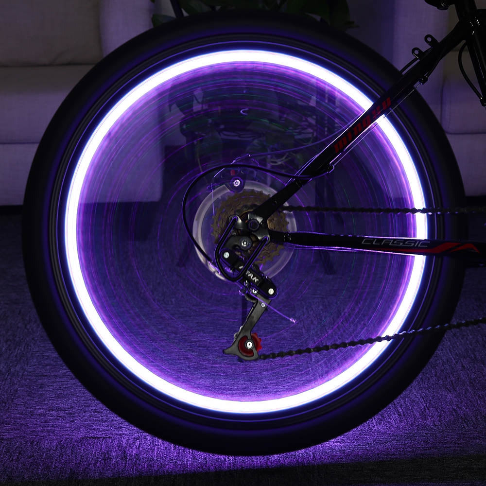 Bicycle Cycling Colorful Cool 20 LEDs Safety Spoke Wheel Light Bike Accessories