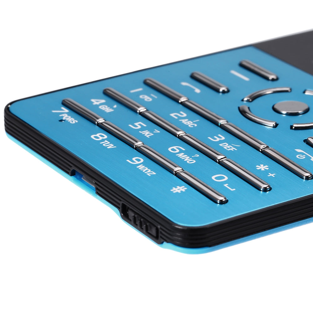 AIEK Q1 1.0 inch Ultra-thin Card Phone FM Audio Player Sound Recorder Calendar Calculator