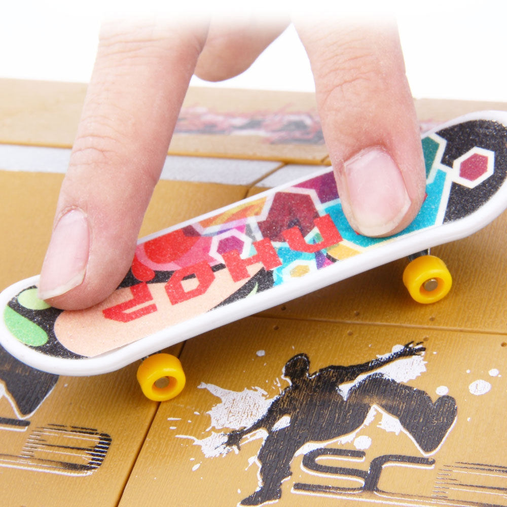 8pcs Skate Park Kit Ramp Parts for Tech Deck Finger Board Ultimate Sport Training Props