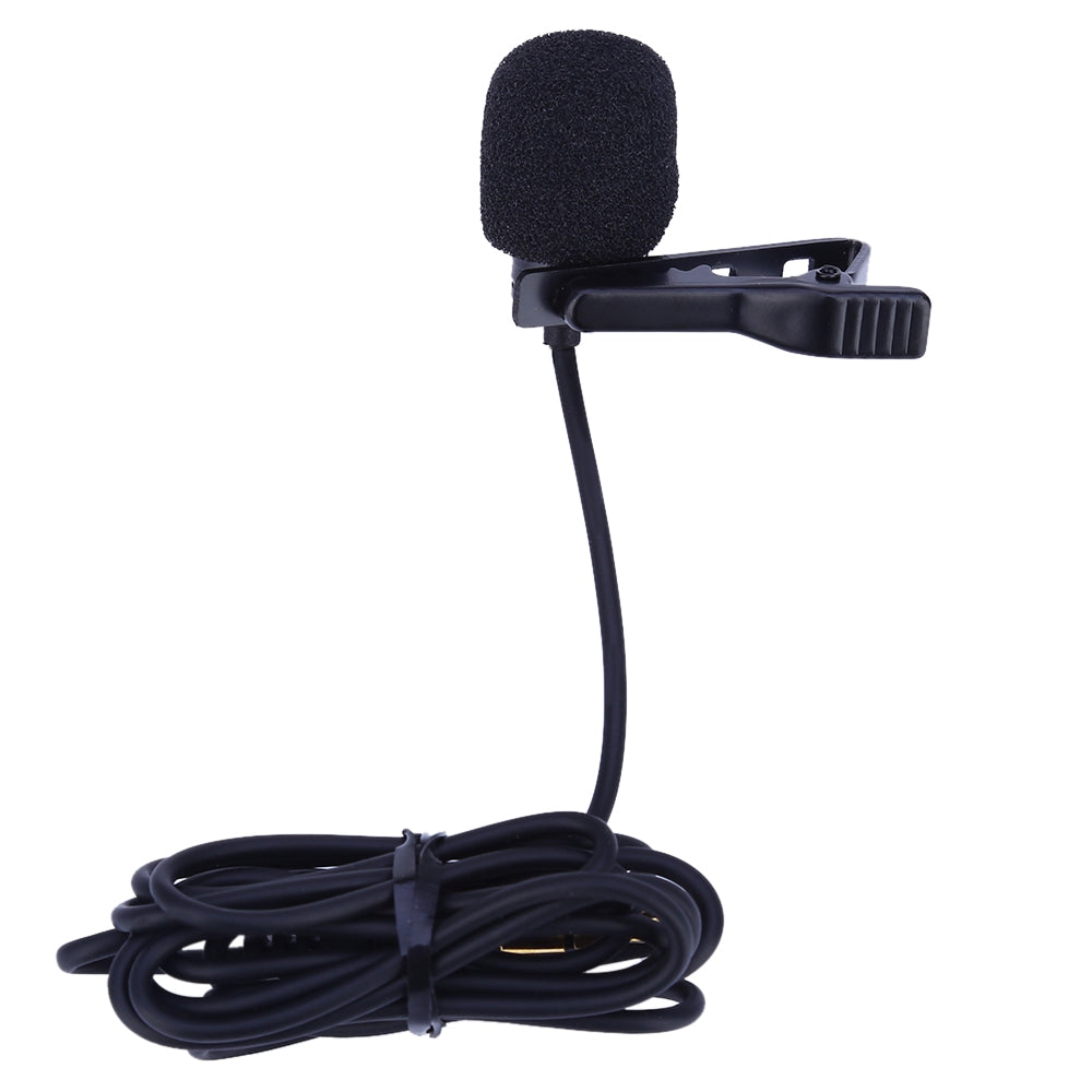 CVM - V01GP Clip-on Omni-directional Condenser Mic Lavalier Microphone with Wind Muff for GoPro ...