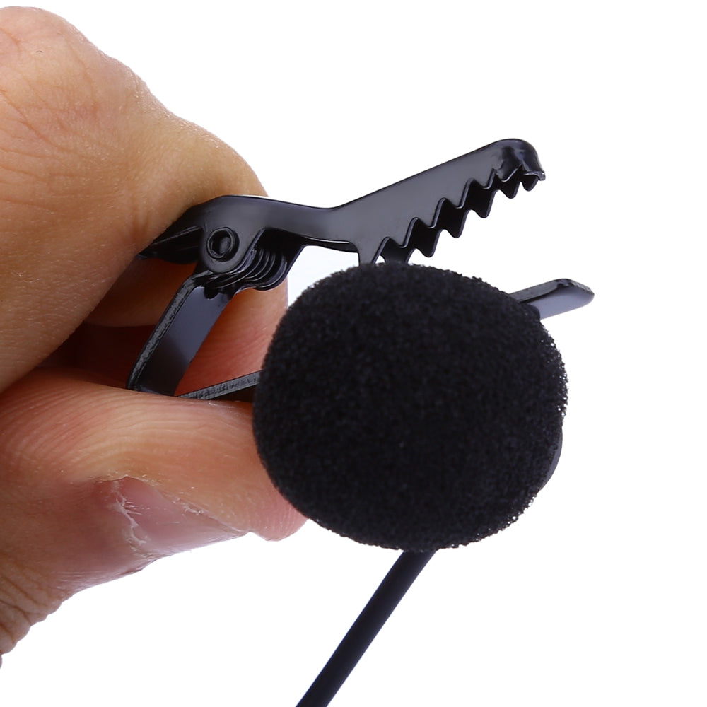 CVM - V01GP Clip-on Omni-directional Condenser Mic Lavalier Microphone with Wind Muff for GoPro ...