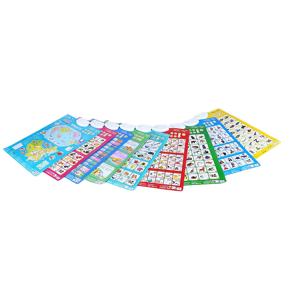 Baby Bump Sound Wall Charts Both English Chinese Pronunciation Early Educational Child Toy