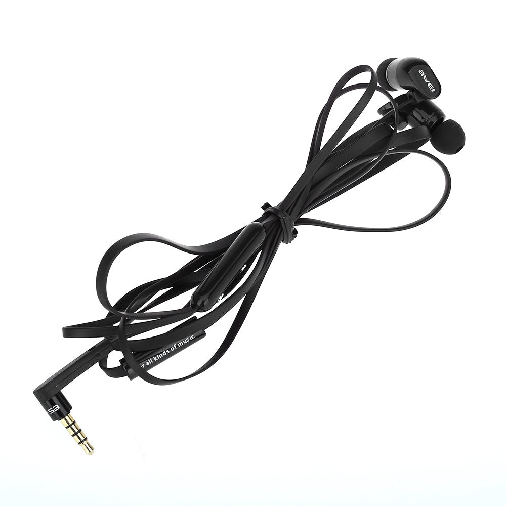 Awei ES - 12Hi In-ear Earphones Built-in Mic On-cord Control