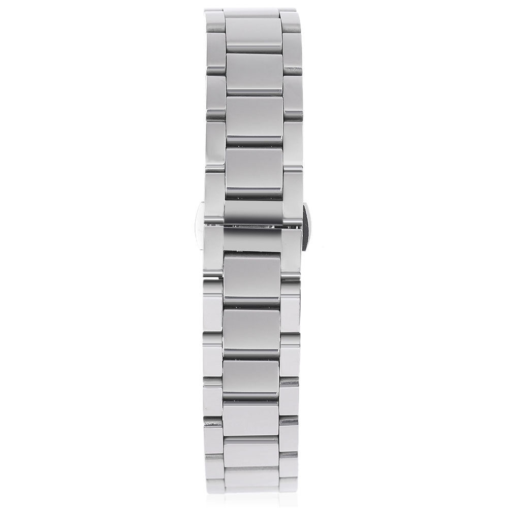 24MM Stainless Steel Glazed Watch Strap Butterfly Clasp Band