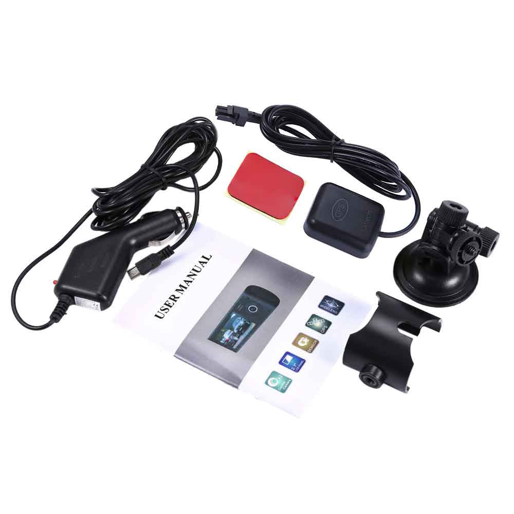 Dual Lens Mini X3000 R300 HD 720P GPS Cam Video Camcorder Car Camera Recorder DVR 2.7 inch LC......