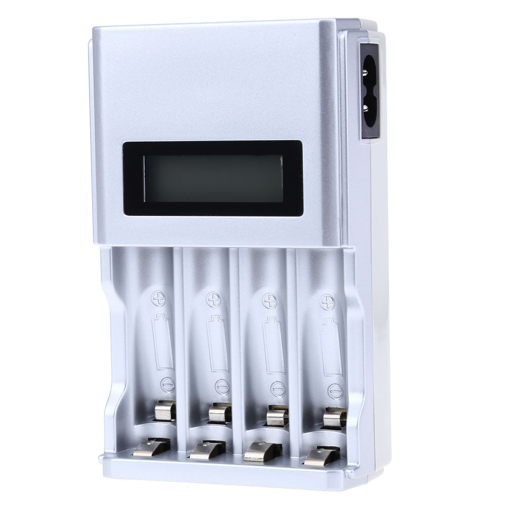 4 Slots Intelligent LCD Display Battery Charger for AA / AAA