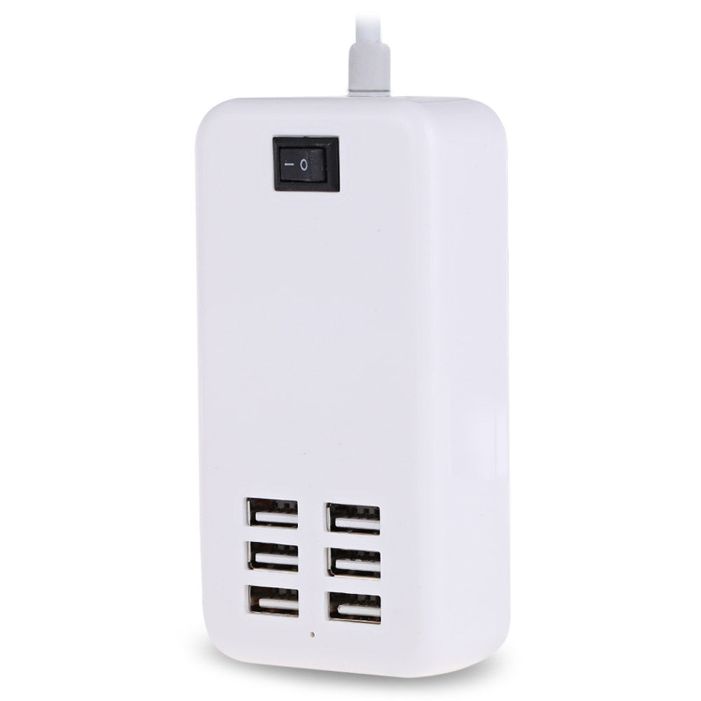 6 USB Port Multiple Wall USB Charger 15W 3A Smart Adapter Mobile Phone Charging Data Device 