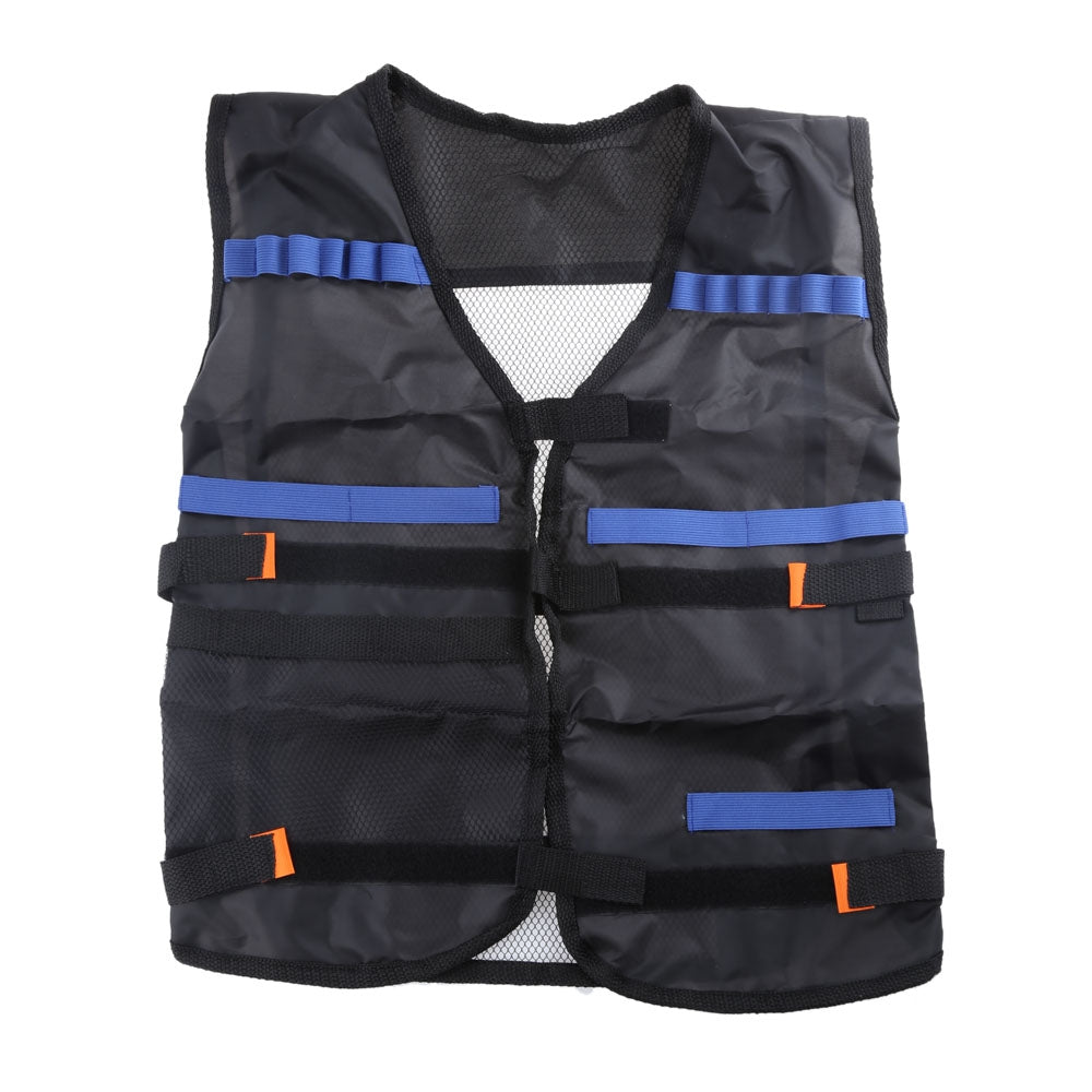 Children Adjustable Tactical Vest with Storage Pockets for Nerf N-strike Elite Team Protective W...