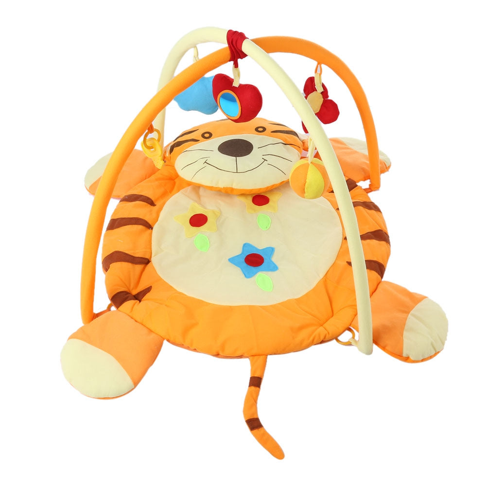 Baby Soft Play Mat Gym Blanket Fitness Frame Crawling Toy Tiger Pattern