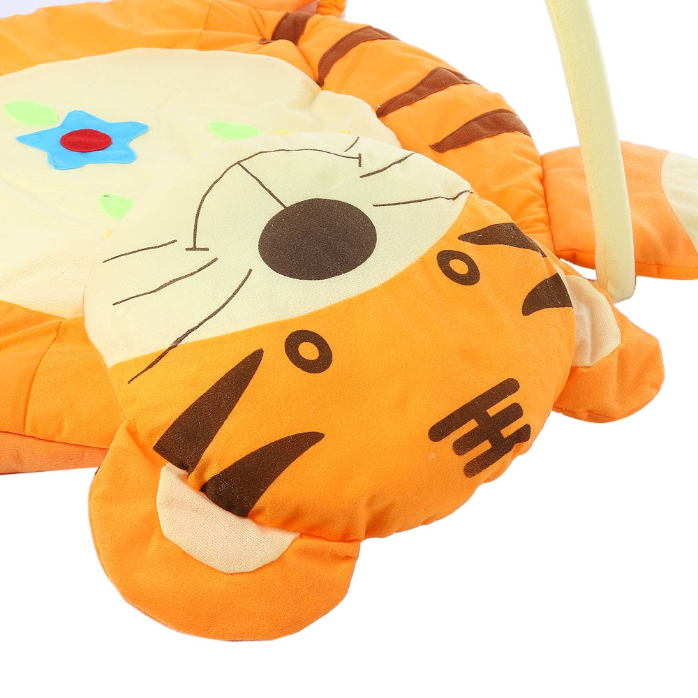 Baby Soft Play Mat Gym Blanket Fitness Frame Crawling Toy Tiger Pattern