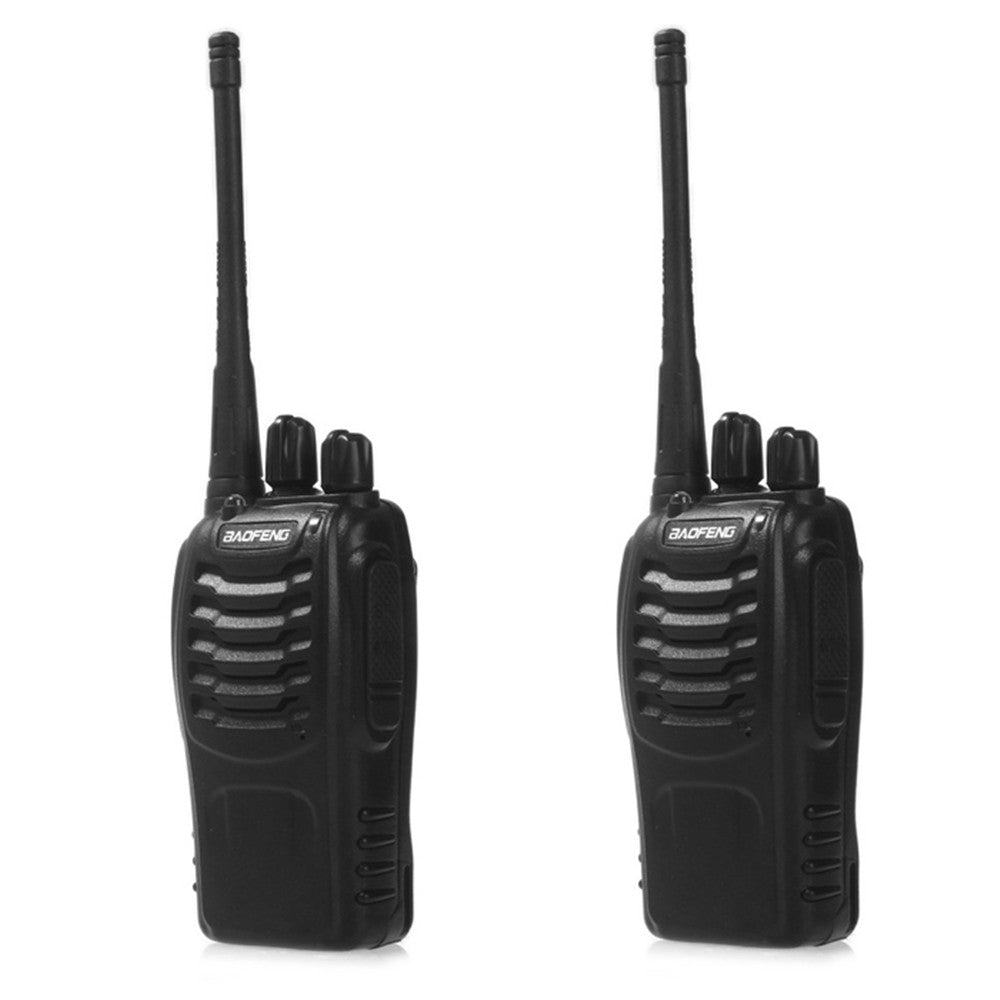 2pcs BAOFENG BF-888S Walkie Talkie with High Brightness Flashlight