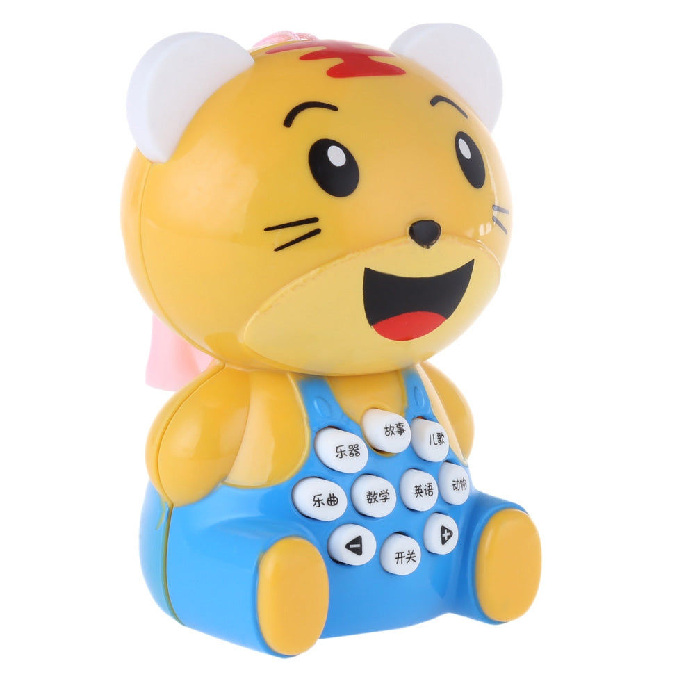 Children Mini Tiger Music Story Light Learning Machine Educational Toy