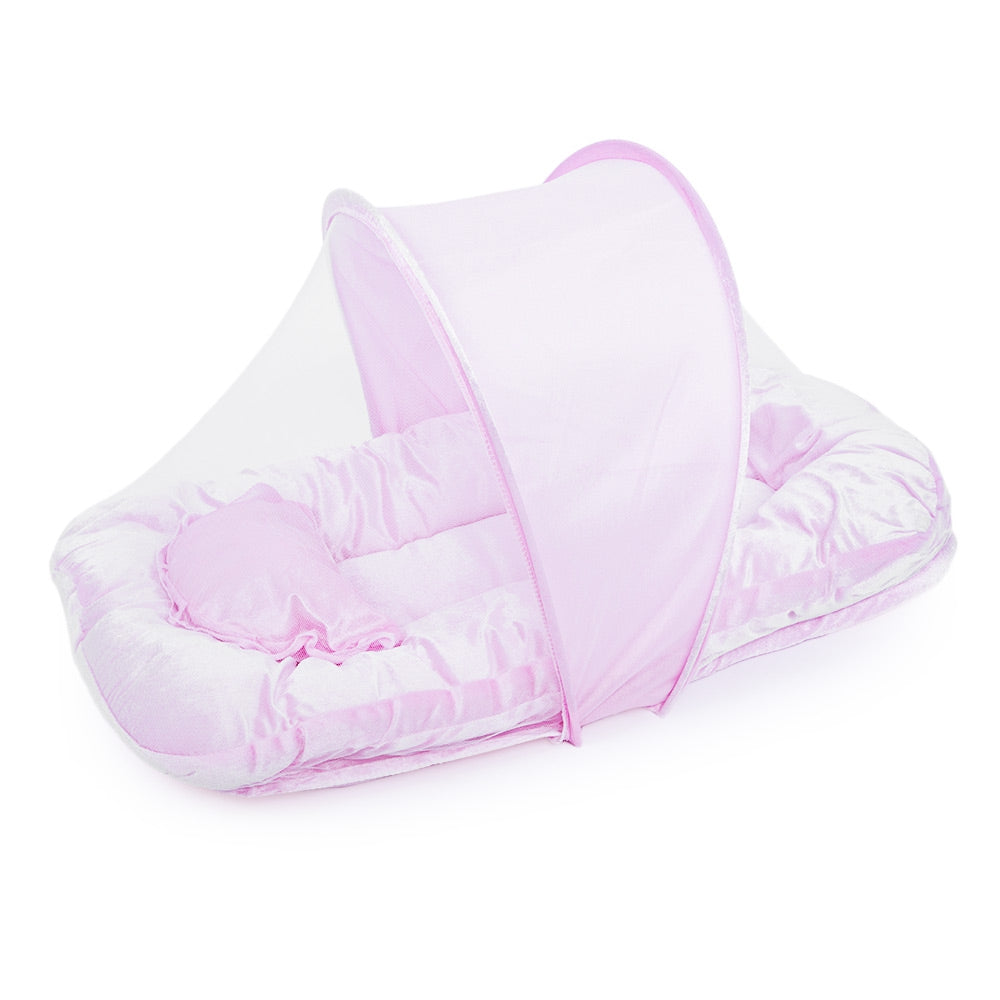 Breathable Durable Babies Folding Thickening Mosquito Net with Pillow