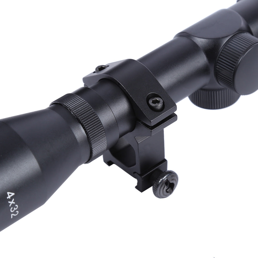 4X32 Sniper Telescopic Scope Sight Riflescope with 20MM Rail Mount for Outdoor Hunting