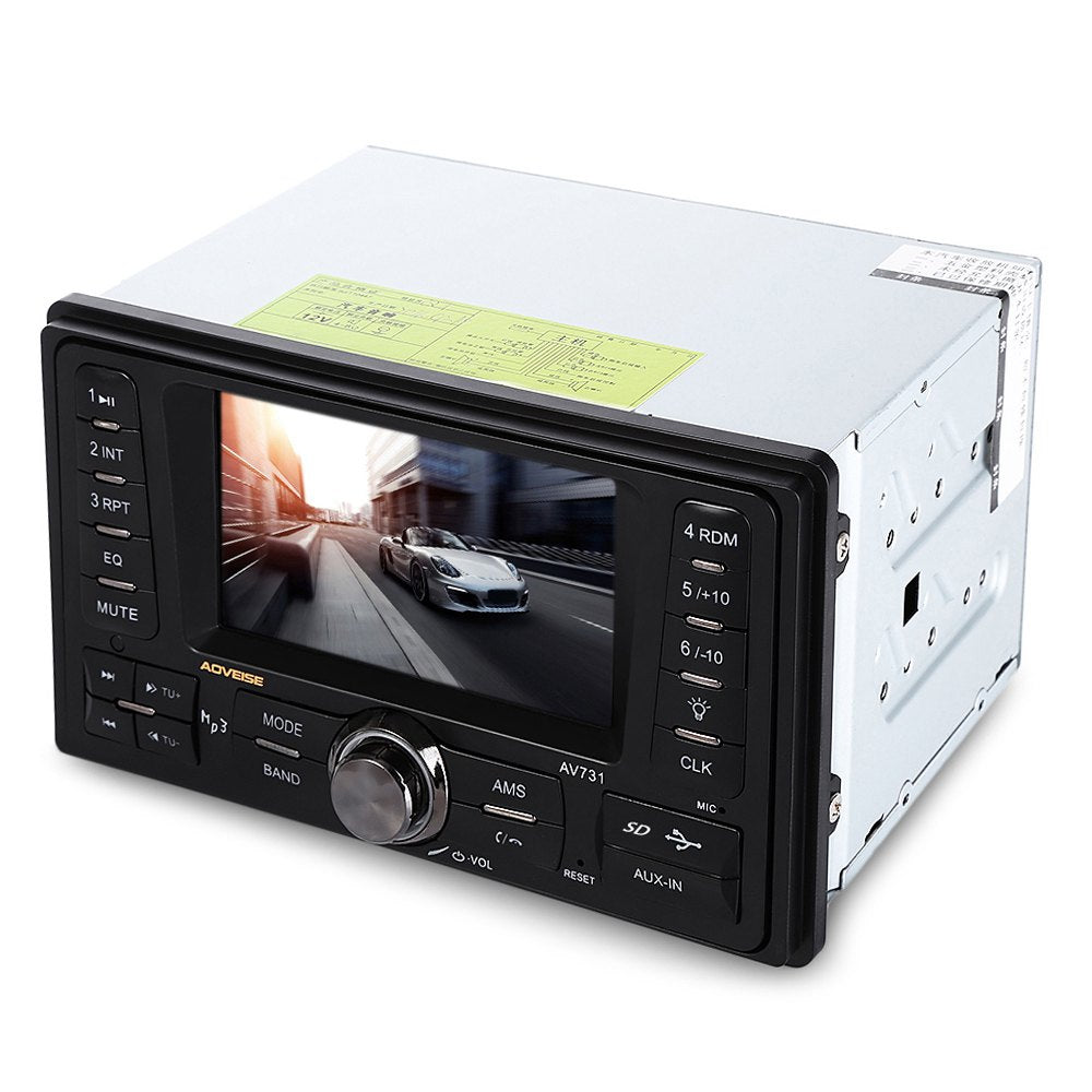 AV731 4.3 Inch Car Audio Stereo 12V Auto Video AUX FM USB SD MP3 Player