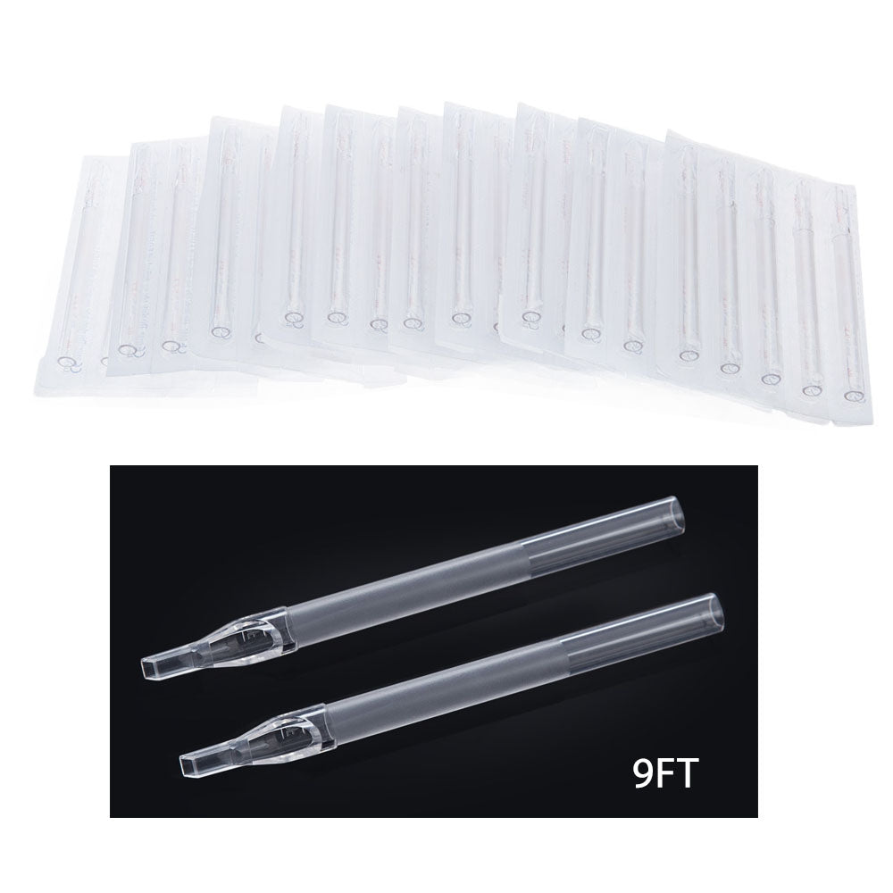 50pcs Disposable Needle Mouths Tattoo Nozzle Tip Kit Professional Gun Machine Set