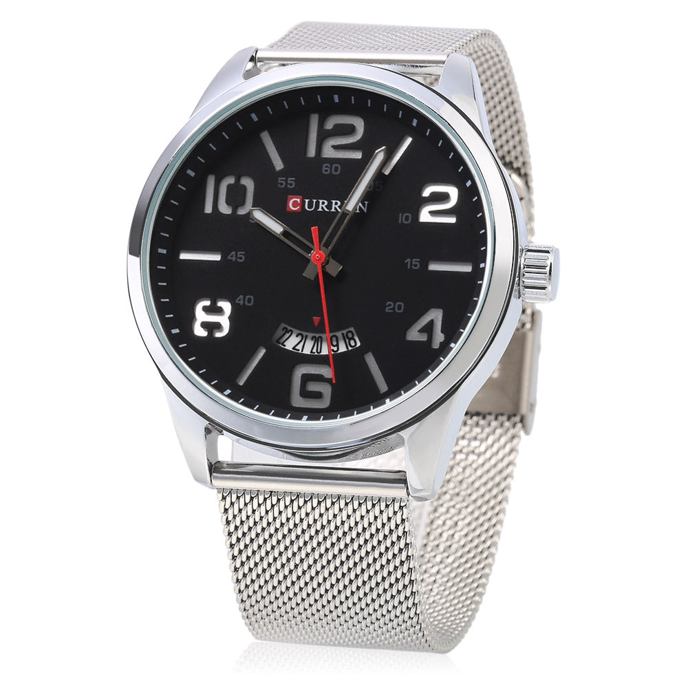 CURREN 8236 Hollow-out Scale Fashion Male Quartz Watch