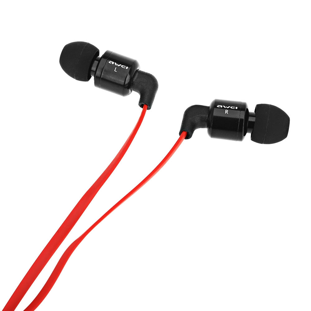 Awei ES600i 1.2m Cable Length In-ear Earphone with Mic for Mobile Phone Tablet PC