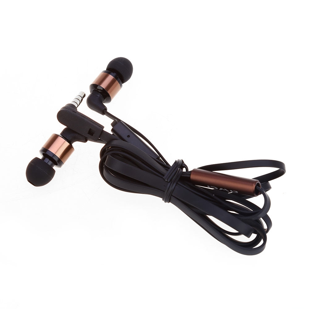 Awei ES600i 1.2m Cable Length In-ear Earphone with Mic for Mobile Phone Tablet PC
