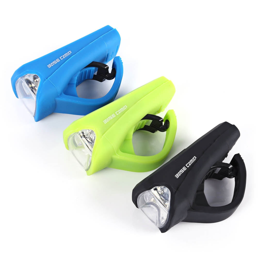 BASECAMP MTB Bicycle 3W LED Silica Gel Waterproof USB Charging Front Light Lamp Bike Accessories