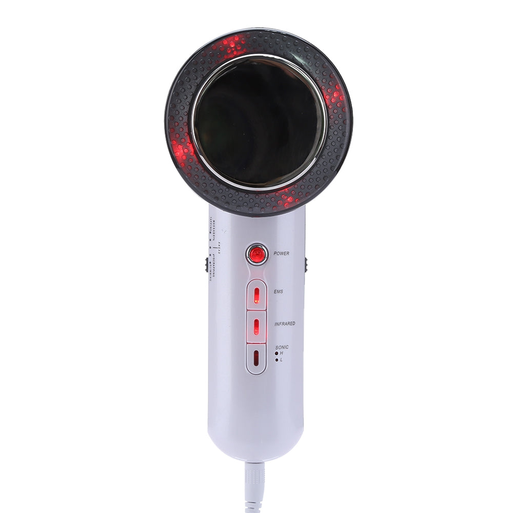 3 in 1 Ultrasonic Infrared Lights Pain Therapy Facial Body Slimming Beauty Machine
