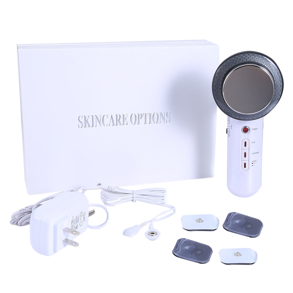 3 in 1 Ultrasonic Infrared Lights Pain Therapy Facial Body Slimming Beauty Machine
