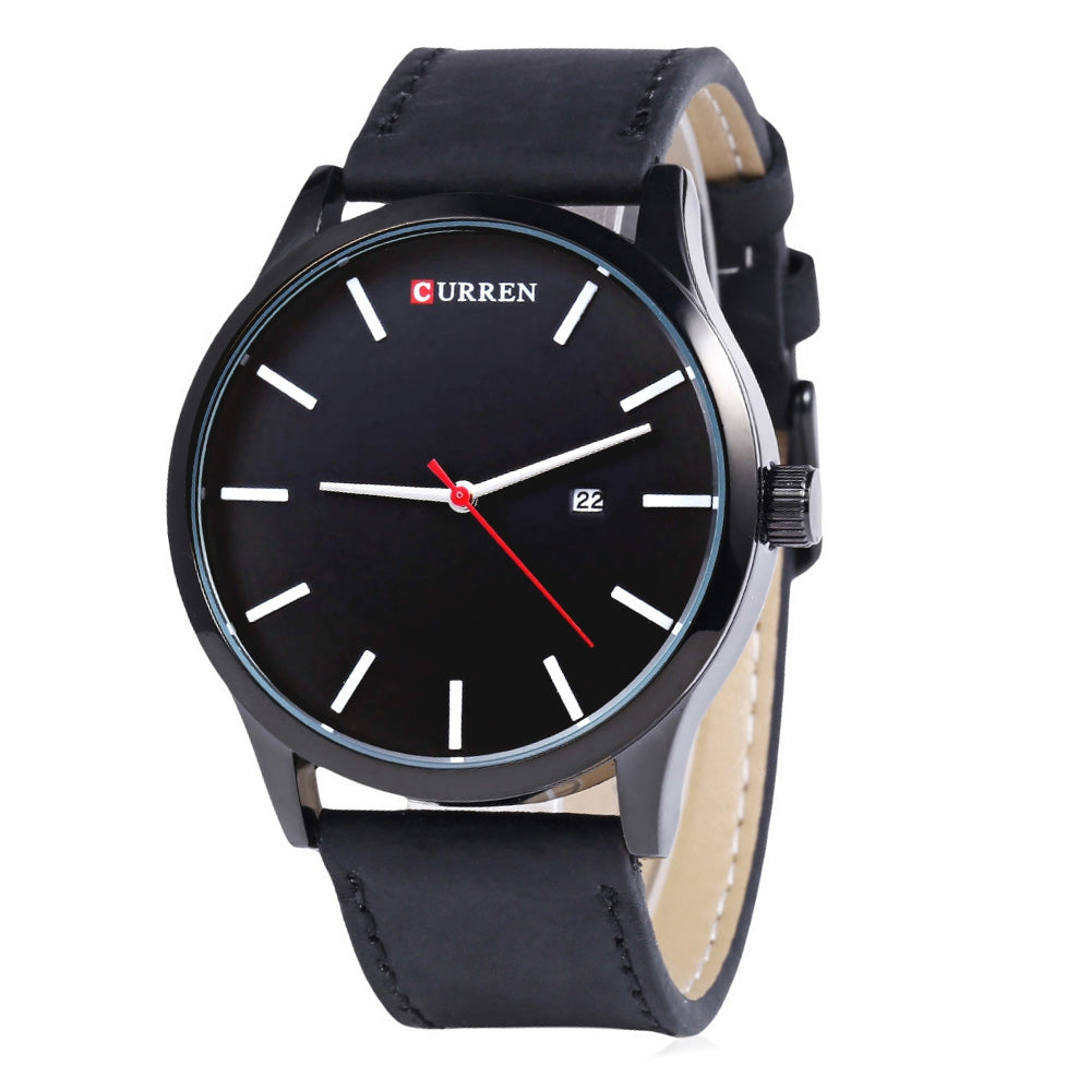 CURREN 8214 Casual Men Watch with Simple Nail Dial
