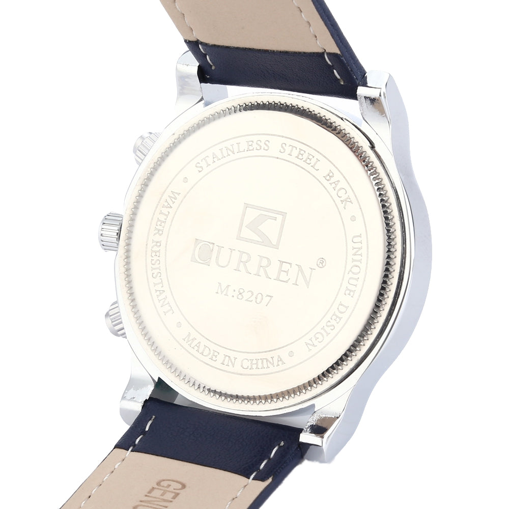 CURREN 8207 Casual Male Quartz Watch with Decorative Sub-dial